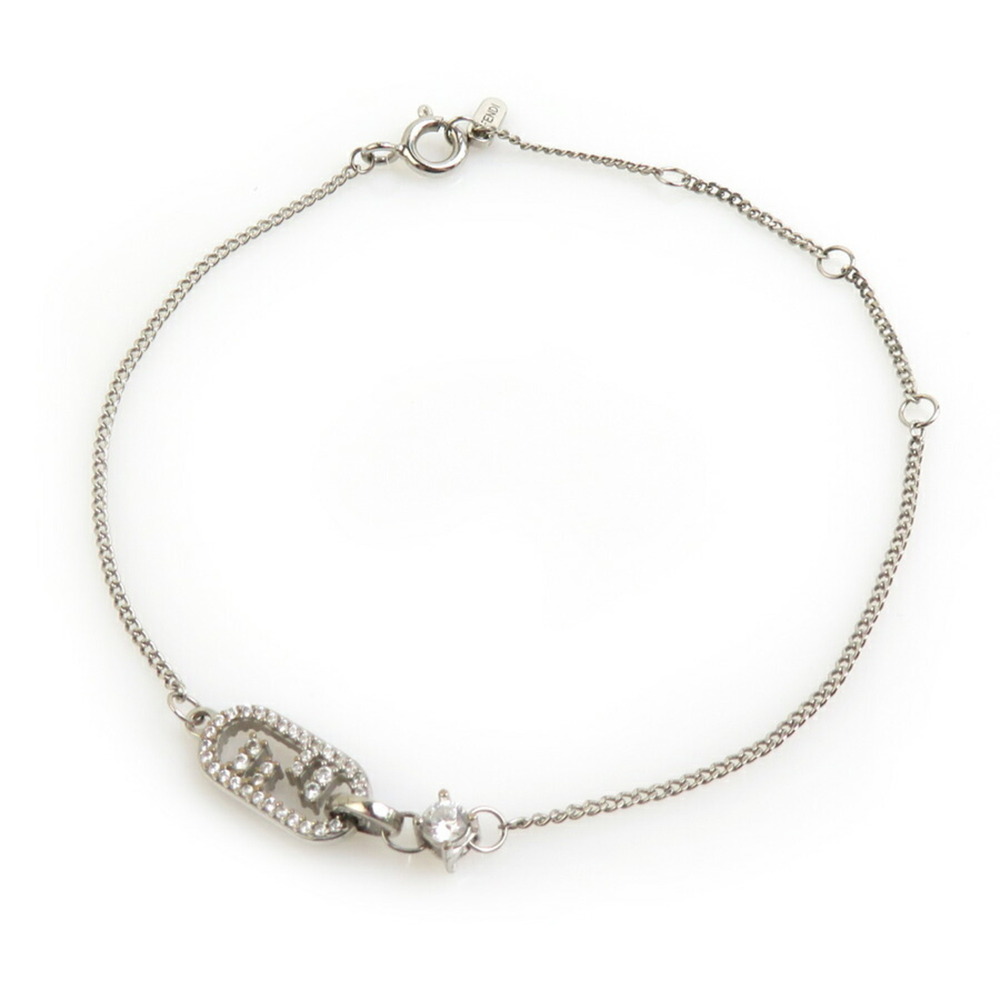 FENDI Silver Charm Bracelet